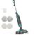 DUMOS Steam Mop for Floor Cleaning with Rotating Pads, Swivel Steering
