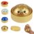 Dumpling Squishies, 2026 New Colorful Dumplings Stress Balls Fidget Sensory for Stress Relief (Gold A)