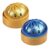 Dumpling Squishy, Dumpling Squishy Mystery Box, Slow Rising Fidget Toys, Handmade Pressure Relief Balls with Food Steamer, Dumplings Style Stress Balls (Gold+Blue)
