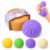 Dumpling Squishy Stress Toy, Soft Squeeze Fidget Toy Puple