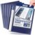 Dunwell Presentation Binder 12-Pocket, Displays 24 Pages, 8.5×11 Portfolio Binder with Plastic Sleeves, Storage and Organizer for Documents, Certificates, Projects, Photos (6 Pack, Blue)