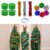 Dunzoom 28 Pcs Christmas Tree Wrapping Game DIY Costume Kit