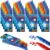 Dunzoom 36 Boxes Halloween Crayons Bulk Party Favors 6 Cloors Halloween Crayons Drawing Supplies for Kids Classroom Treats Trick or Treat Goodie Bags Fall Crafts Activities