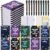 Dunzoom 40 Pcs Welcome Back to School Gifts Bulk Spiral Notebooks with Sticky Notes Motivational Pens First Day of School Notepads Party Favor for Teacher Student Classroom(Outer Space)