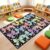 Dunzy 5 x 7.6 ft Large Classroom Area Rug for Back to School Decor, Pastel Bow Educational Carpet for Teachers, Reading Corner, Playroom, Daycares, Learning Space Activities Supplies