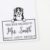 Duo Hand Peeking Bernese Mountain Dog This Book Belongs to Stamp