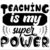 Duo Hand Superpower Educator Classroom Reward Stamp
