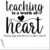 Duo Hand Teaching is a Work of Heart Sign and Return Stamp