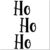 Duo Hand Triple Ho Holiday Cheer Christmas Santa Stamp
