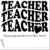 Duo Hand Wavy Teacher Love Grading Stamp