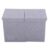 Duokon Large Storage Bin with Flip Lid and Reinforced Handles 150L Collapsible Toy Chest Box for Kids Bedroom Organization