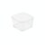 Durable PET Plastic Desktop Organizer, Transparent Storage Bin for Office Desk and Drawer Organization