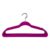 Durable Plastic and Fabric Clothes Hanger, 10 Count