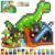 DUSFAN 300PCS Magnetic Blocks, Building Blocks Cubes for Kids Age 4-8, 0.8in Magnetic Toys for Toddler STEM Sensory, for Boys & Girls Age 3 4 5 6 7 8 9 10 11 12