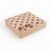 DuskHaven Children Acrylic Block Play Board Sorting Stacking Cubes Sensory Sturdy Recessed Frame and Clear Cubes for Early Cognitive Growth and, X-Shape Blocks