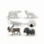 DuskHaven Children Learning Figurine Arctic Animal Set with Igloo Miniature Figures Educational Toys Desktop Display PVC Material Suitable for Daycare Centers