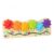DuskHaven Children Learning Gear Wooden Busy Board Activity Board Toy with Gear Rotation Matching Tasks and Calm Screen Building Suitable for Preschool Home Play, Bee Garden Scene