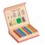 DuskHaven Math Manipulative Blocks Base Place Counting Cubes Wooden Material with Storage Box and Board Suitable for Classroom Planning Homeschool Teaching First Grade topics Student Stations