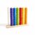 DuskHaven Wooden Bead Abacus Toy Counting Frame Sorting Toy Stacking Toy Threading Toy with Wooden Construction and Rounded Corners for Early Math Skills and