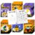 Dvbonike 48Pcs Halloween Activity Books Mini Fun Games Coloring Book Set