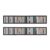 DWDUJJIE DVD Shelves, Cd Wall Mount Black Welded Iron Floating Storage 2-Pack 34.2×6.2×3in 22.04lb Media Display Rack