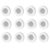 DWLANMLHYA 12Pcs Magnetic Remote Control Holder Wall Mount Adhesive
