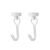DWLANMLHYA 8Pcs Magnetic Hooks for Refrigerator Kitchen Home Office