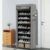DWNFCF 10-Tier Shoe Cabinet with Dustproof Cover – Non-Woven Fabric Space-Saving Storage Organizer, Easy Assembly for Entryway/Closet/Bedroom, Holds 30 Pairs
