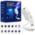 Dynamic 5D Holographic Star Night Light Projector with 12 Films, 360° Adjustable HD Galaxy & Ocean Projection Lamp for Bedroom Ceiling, Plug & Play