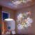 Dynamic Rotating LED Projector Light, 360° Ocean Wave Galaxy Projection Lamp, Dimmable Brightness Multi-Angle Base, USB Rechargeable Night Light for Bedroom Meditation Home Theater Decor，#C