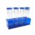 DYNWAVE Children Science Equipment Testing Tube Organizer Set Tube Holder Rack with Lids Acrylic Material for Homeschooling Lessons Classroom Demonstrations STEM Activities Kids Experiments