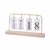 DYNWAVE Desk Calendar Display Desk Calendar Table Calendar Calendar With Wood And Iron Construction And Paper Date Cards Suitable for office desk home study classroom reception counter , Gold , Flip Calendar