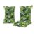 DYTXIII Set of 2 Rocking Chair Cushions for Outdoor/Indoor Use,Water Resistant Tufted High Back Chair Pads for Patio,Porch,Balcony Rocker and Adirondack Furniture – Jungle Leaves