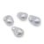 DYYMQGO One Natural Freshwater Baroque Cultured Pearl – Natural, Irregular, Free-Form White Pearl, pre-drilled, Suitable for DIY Jewelry Making, Necklaces, Bracelets, and Earrings.