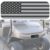 E-Z-GO Golf Cart Front Name Plate with Black & Grey American Flag Design, Fits 2014-2022 TXT, 2010-2015 2FIVE, 2008-2017 RXV, 2012-2016 Terrain, 2010-2022 Valor, and 2017-2022 Elite