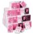 Eaasty 120 Pcs Breast Cancer Awareness Tissues Bulk Travel Sized Mini Pink Ribbon Pocket Tissues 3 Ply Cancer Survivor Gift Accessories Party Supplies for Women (6 Style)