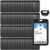 Eaasty 160 Pcs Hard Plastic ID Badge Holder Vertical Slide Open Card Case Black Name Tag Holders Badge Sleeve ID Case Protector with Clear Window for Nurses Office Credit Cards