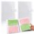 Eaasty 2 Pack 4×6 Index Card Holder Organizer 320 Cards Clear Binder for Flashcard, Notecard and Recipeplastic Sleeves Indexcard Booklet Folder