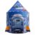 EagleStone Rocket Pop Up Play Tent for Kids with LED Lights Playhouse