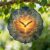 Eagle Wind Spinner, Nature Serene Sunset Ocean Summer Orange Metal Kinetic Wind Sculptures Outdoor Ornaments for Garden Patio Porch Balcony Home Decor 12 Inch