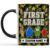 Eali88fa Personalized Grade Teacher Accent Coffee Mug with Name and Custom Grade Level, 3D Printed Effect Camo Classroom Supplies Design, Back to School Gift, 11oz 15oz