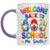 Eali88fa Personalized Teacher Accent Coffee Mug with Name, 3D Printed Effect Welcome Back to School Gnome Design, Back to School Gift, 11oz 15oz