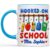 Eali88fa Personalized Teacher Accent Coffee Mug with Name, 3D Printed Effect Hooked On School Supplies Design, Back to School Teacher Gift, 11oz 15oz