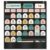 Eamay Boho Calendar Pocket Chart with 90 Cards for Kids Learning,Classroom and Home School Décor,Black