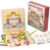 Early Educational Wood Pegboard Puzzle Toy Wood Puzzle Toy Hand-Eye Training Building Blocks for