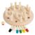 Early Education Color Memory Chess Wooden Memory Matching Stick Chess Interactive Learning Game for Parent and Early Education Color