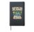 Earth Day Reduce Reuse Recycle Teacher Gift Hardcover Journal, Black