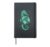 Earth Day Seahorse Planet Hardcover Journal, Black