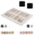 Earthen Crafts Marble Backgammon Set for Adults 16 Inches White Board
