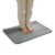 Earthinglife Grounding Mat for Feet,Bed and Travel with Organic Cotton & Silver Fiber – 50×70cm Gray Earthing Pad with Memory Foam Includes Grounding Cord